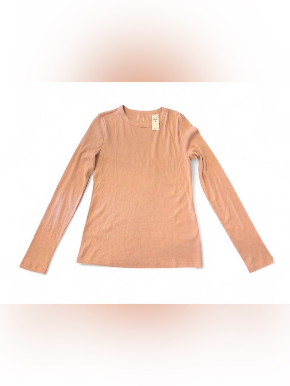 Women’s Light Pink Medium Crewneck Long Sleeve Essential Top by Gap
